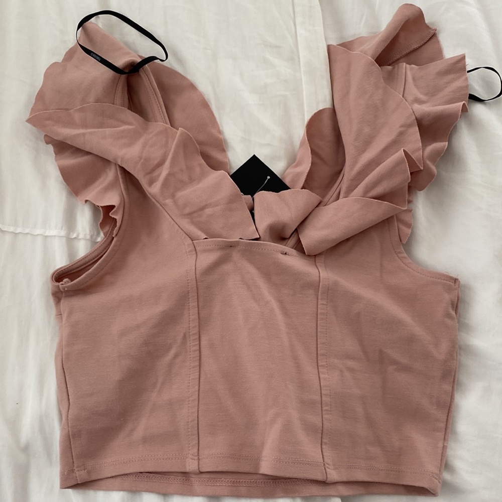 Forever 21 Ruffled Tank. - Picture 3 of 3